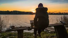 Zachód słońca nad jeziorem Ryńskim - zdjęcie 20