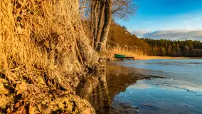 Kolejny zachód nad jeziorem Ryńskim, luty 2023 - zdjęcie 2