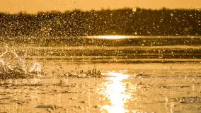 Zachód słońca nad jeziorem Mamry, luty 2023 r. - zdjęcie 3