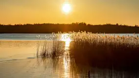 Zachód słońca nad jeziorem Mamry, luty 2023 r. - zdjęcie 34