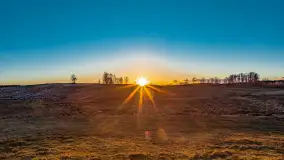 Zachód słońca nad jeziorem Gołdopiwo, marzec 2023 r. - zdjęcie 23