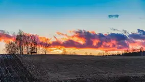 Zachód słońca nad jeziorem Gołdopiwo, marzec 2023 r. - zdjęcie 32