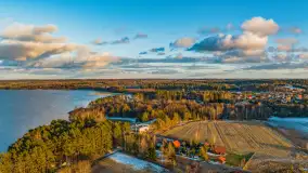 Zachód słońca nad jeziorem Gołdopiwo, marzec 2023 r. - zdjęcie 33