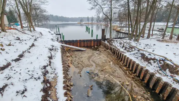 Remont śluzy Guzianka I, marzec 2023 - zdjęcie 8