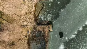 Grodzisko Św. Góra, jezioro Wojnowo, marzec 2023 r. - zdjęcie 52