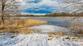 Wyspa Wydmińska i jezioro Wydmińskie, końcówka zimy 2023 r. - zdjęcie 2