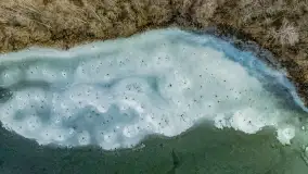 Weekend na dziko nad jeziorem Tyrkło. marzec 2023 r. - zdjęcie 43