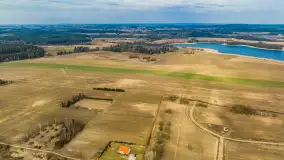 Mix marcowych ujęć Mazur z lotu ptaka - zdjęcie 24