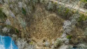 Mix marcowych ujęć Mazur z lotu ptaka - zdjęcie 40