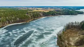 Mix marcowych ujęć Mazur z lotu ptaka - zdjęcie 22