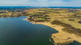 Mix marcowych ujęć Mazur z lotu ptaka - zdjęcie 13