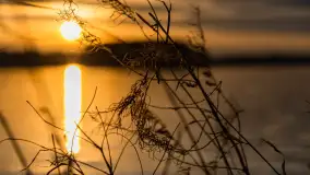 Wiosenny zachód słońca nad jeziorem Dejguny - zdjęcie 12