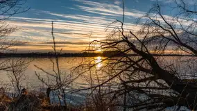 Wiosenny zachód słońca nad jeziorem Dejguny - zdjęcie 53