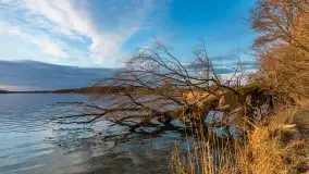 Wiosenny zachód słońca nad jeziorem Dejguny - zdjęcie 5
