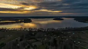 Wiosenny zachód słońca nad jeziorem Dejguny - zdjęcie 39