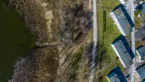 Wiosenne Mazury widziane z drona, końcówka marca 2023 r. - zdjęcie 35