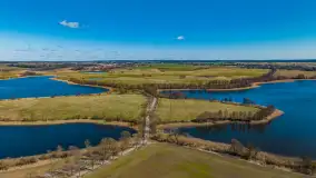 Wiosenne Mazury widziane z drona, końcówka marca 2023 r. - zdjęcie 14