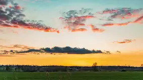 Zachód słońca nad rzeką Guber, kwiecień 2023 r. - zdjęcie 48