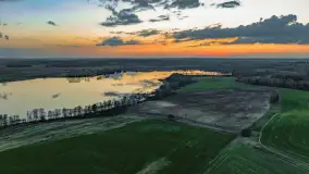 Zachód słońca nad jeziorem Dejguny, Lisi Ogon, kwiecień 2023 r. - zdjęcie 31