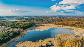 Wiosna i rozlewiska przy jeziorze Siercze niedaleko Gierłoży - zdjęcie 19