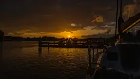 Zachód słońca w Mikołajkach, czuć sezon 2023 - zdjęcie 25