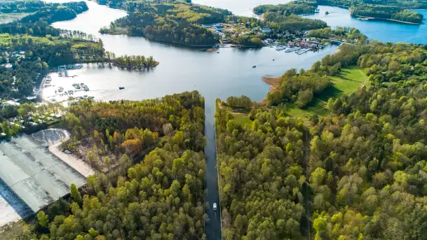 Kanał Niegociński na zdjęciach z drona, maj 2023 r. - zdjęcie 5