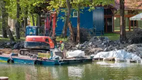 Kanał Łuczański w remoncie, postęp prac, maj 2023 r. - zdjęcie 32