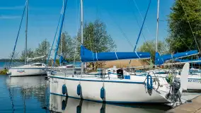 Port Kal Rybaczówka na jeziorem Mamry, maj 2023 r. - zdjęcie 12