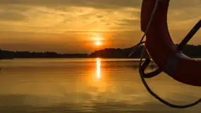 Wschód słońca nad jeziorem Kisajno, Łabędzi Ostrów, czerwiec 2023 r. - zdjęcie 20