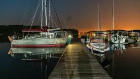 Nocne zdjęcia portu Łabędzi Ostrów, lipiec 2023 r. - zdjęcie 27