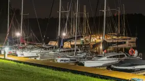 Nocne zdjęcia portu Łabędzi Ostrów, lipiec 2023 r. - zdjęcie 29