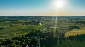 Mazurskie pola i łąki z lotu ptaka, czerwiec 2023 r. - zdjęcie 1