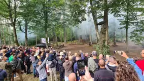 Niezwykła inscenizacja w Wilczym Szańcu. Tym razem o obronie Twierdzy Brzeskiej - zdjęcie 12