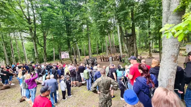 Niezwykła inscenizacja w Wilczym Szańcu. Tym razem o obronie Twierdzy Brzeskiej - zdjęcie 11