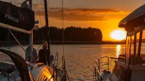 Zachód słońca nad jeziorem Święcajty, sierpień 2023 r. - zdjęcie 23