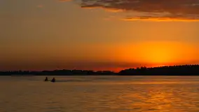 Zachód słońca nad jeziorem Święcajty, sierpień 2023 r. - zdjęcie 21