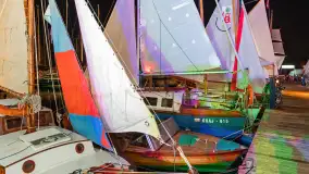 Nocne zdjęcia ze zlotu Oldtimerów w Strandzie, sierpień 2023 r. - zdjęcie 12