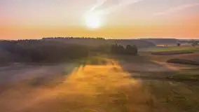 Wschód słońca we wsi Pożarki, wrzesień 2023 r. - zdjęcie 35