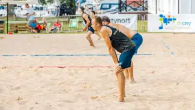 Otwarte Mistrzostwa Węgorzewa w Siatkówce Plażowej Mężczyzn - Sztynort 2023 - zdjęcie 14