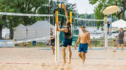 Otwarte Mistrzostwa Węgorzewa w Siatkówce Plażowej Mężczyzn - Sztynort 2023