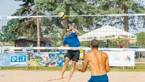 Otwarte Mistrzostwa Węgorzewa w Siatkówce Plażowej Mężczyzn - Sztynort 2023 - zdjęcie 3