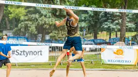 Otwarte Mistrzostwa Węgorzewa w Siatkówce Plażowej Mężczyzn - Sztynort 2023 - zdjęcie 71
