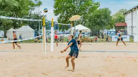 Otwarte Mistrzostwa Węgorzewa w Siatkówce Plażowej Mężczyzn - Sztynort 2023 - zdjęcie 41