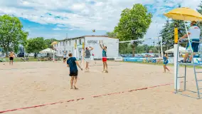 Otwarte Mistrzostwa Węgorzewa w Siatkówce Plażowej Mężczyzn - Sztynort 2023 - zdjęcie 82