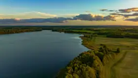 Zachód słońca nad jeziorem Mój, październik 2023 r. - zdjęcie 11