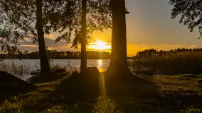 Zachód słońca nad jeziorem Mój, październik 2023 r. - zdjęcie 30