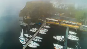 Październikowe mgły nad jeziorem Kisajno - zdjęcie 12