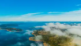 Październikowe mgły nad jeziorem Kisajno - zdjęcie 8