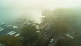 Październikowe mgły nad jeziorem Kisajno - zdjęcie 26