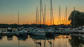 Zachód słońca w Sztynorcie na kilkunastu zdjęciach, wrzesień 2023 r. - zdjęcie 14